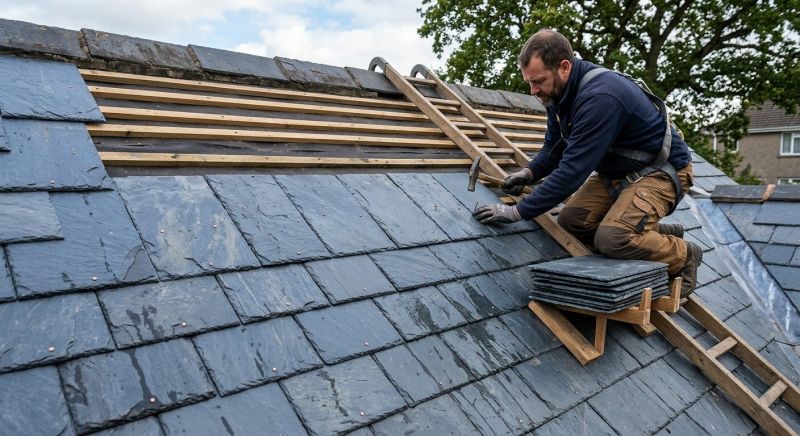 Slate Roof Construction in Lively, VA