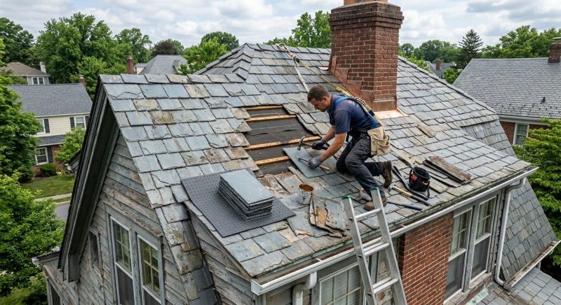 Slate Roof Maintenance in Middlesex County, VA