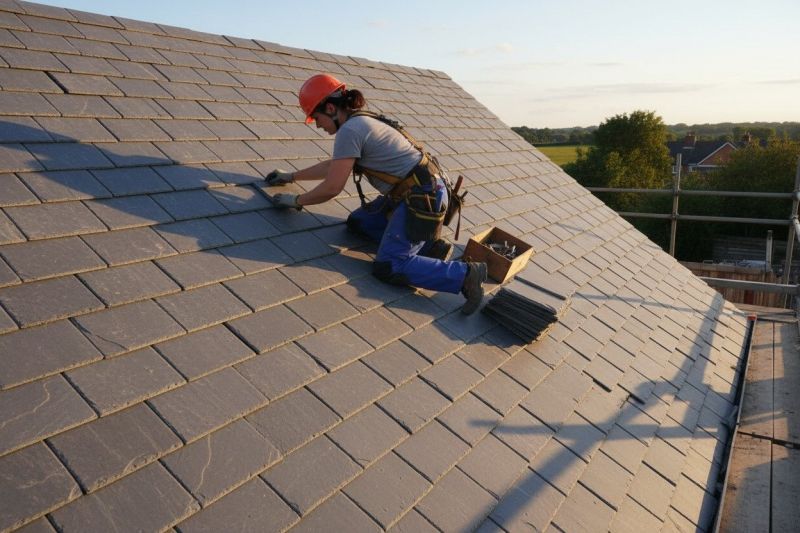 Slate Roof Repair in Locust Hill, VA