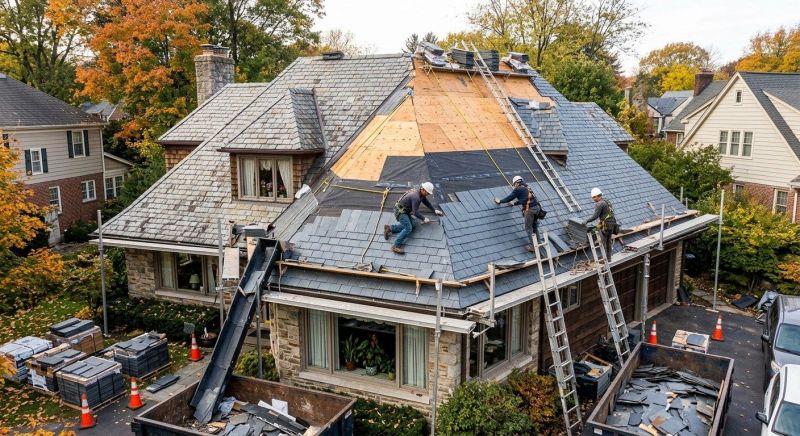 Slate Shingle Replacement in Middlesex County, VA