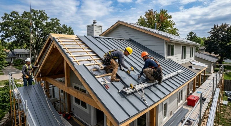 Steel Roof Installation in Middlesex County, VA