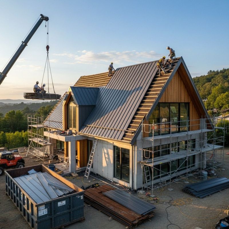 Steel Roof Replacement in Lancaster, VA