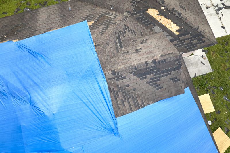 Storm Damage Roof Tarping in Middlesex County, VA