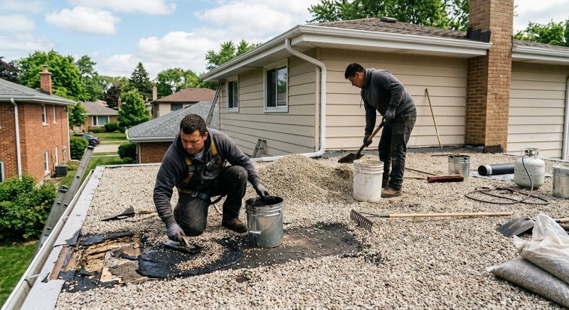 Tar And Gravel Roof Repair in Heathsville, VA