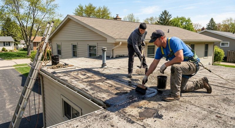 Tar And Gravel Roof Repair in Lively, VA