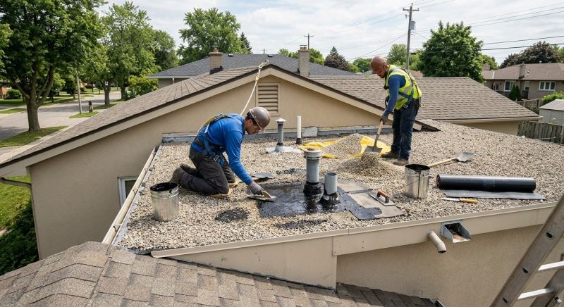 Tar And Gravel Roof Repair in Locust Hill, VA