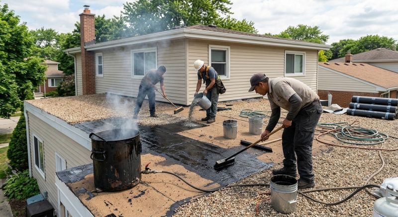Tar And Gravel Roof Repair in Toano, VA
