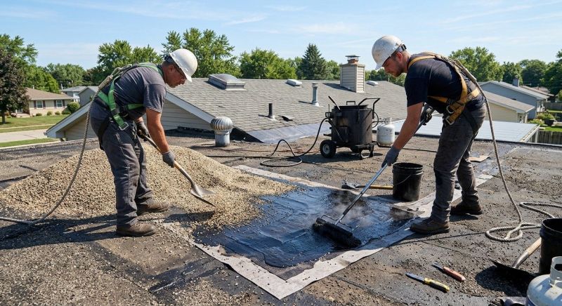 Tar And Gravel Roof Repair in Urbanna, VA