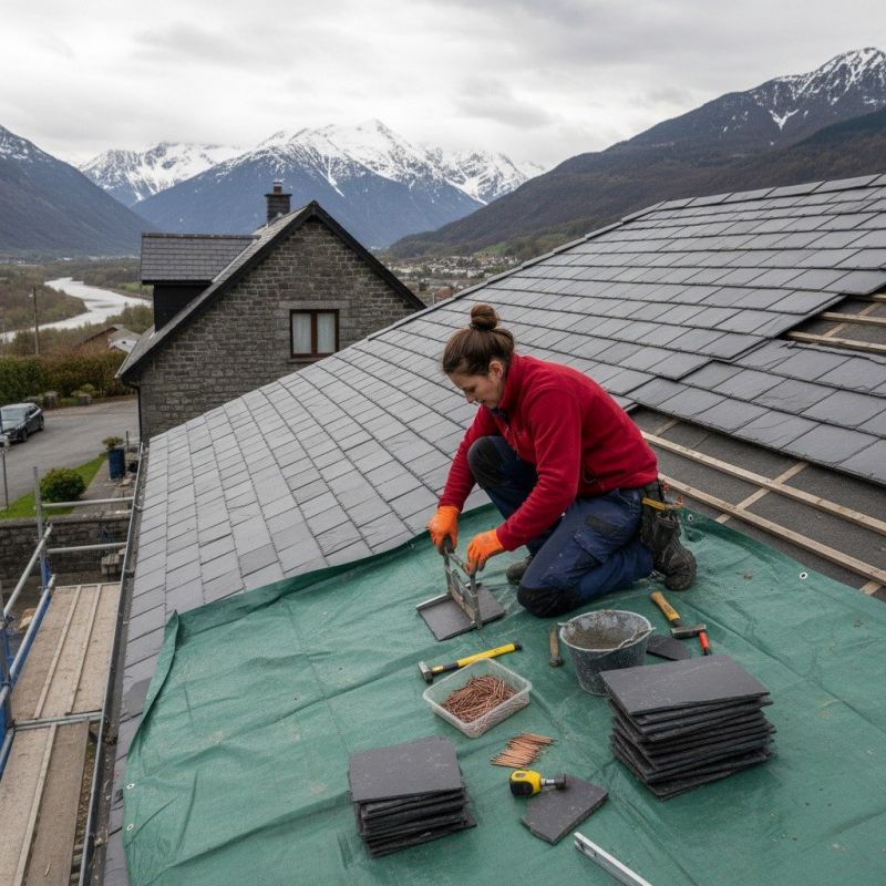 Tile Roof Repair in Cardinal, VA