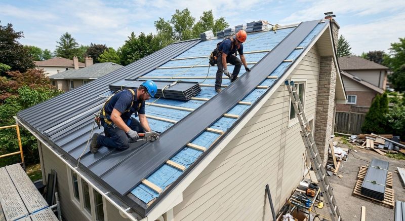 Tin Roof Installation in Center Cross, VA