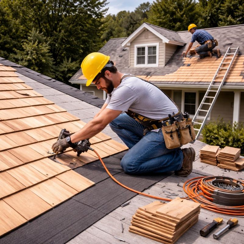 Wood Roofing Installation in Gloucester, VA