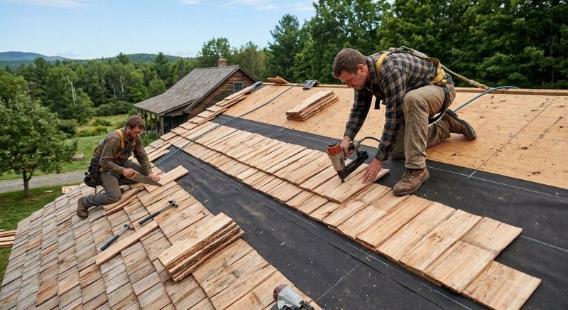 Wood Roofing Installation in Mascot, VA