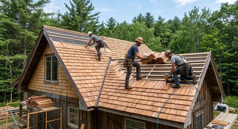 Wood Roofing Installation in Toano, VA
