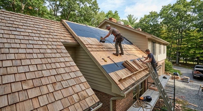 Wood Roofing Installation in Williamsburg, VA