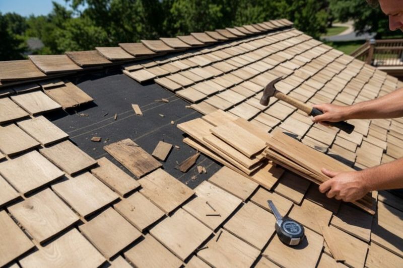 Wood Shake Roof Repair in Gloucester, VA