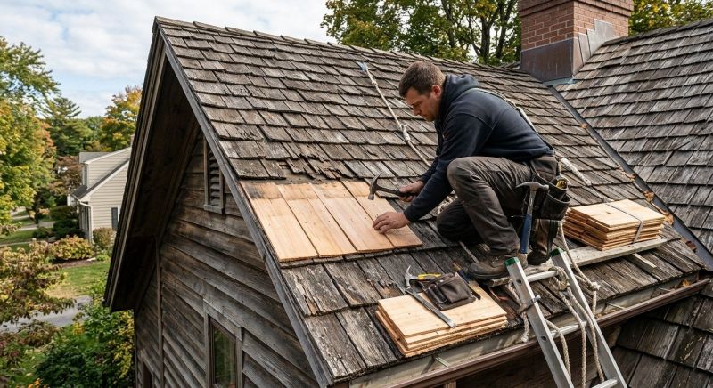 Wood Shingles Repair in Mathews, VA