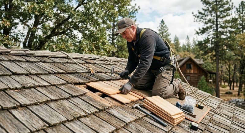 Wood Shingles Repair in Williamsburg, VA