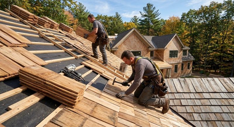 Wooden Roof Installation in Middlesex County, VA