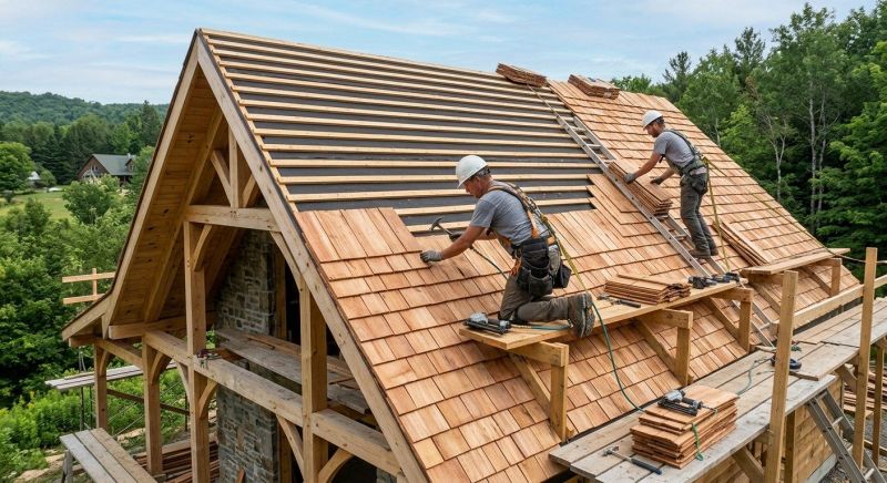 Wooden Roof Installation in Middlesex County, VA